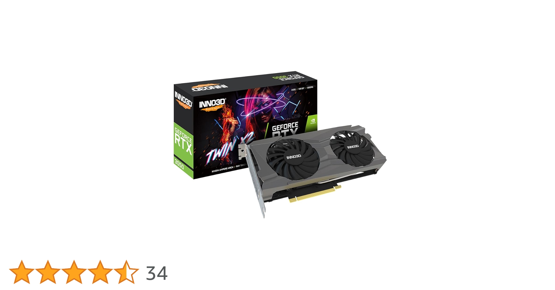 Amazon.in: Buy INNO3D NVIDIA GEFORCE RTX 3050 Twin X2 8GB
